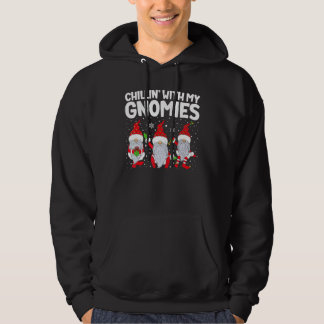 Avslappnad Med Mina Tomtar Jul Matchande Familj  Hoodie