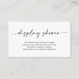 Avslappnad Minimalistisk penna för svart bläck, Vi Tilläggskort