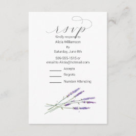 Avslappnad OSA kort Lavender Watercolor