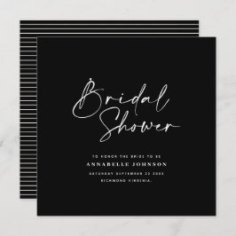 Avslappnad skript för svartvit möhippa spara datumet