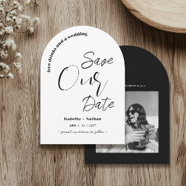 Avslappnad skript Spara datumfria knappar i Bröllo Inbjudningar