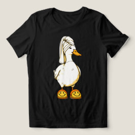 Avslappnad Spa Anka Kvinnors Minimalistisk T-Shirt