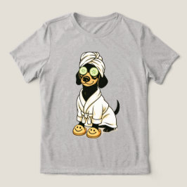 Avslappnad Spa Hund Kvinnor Minimalistiskt Humor T Shirt