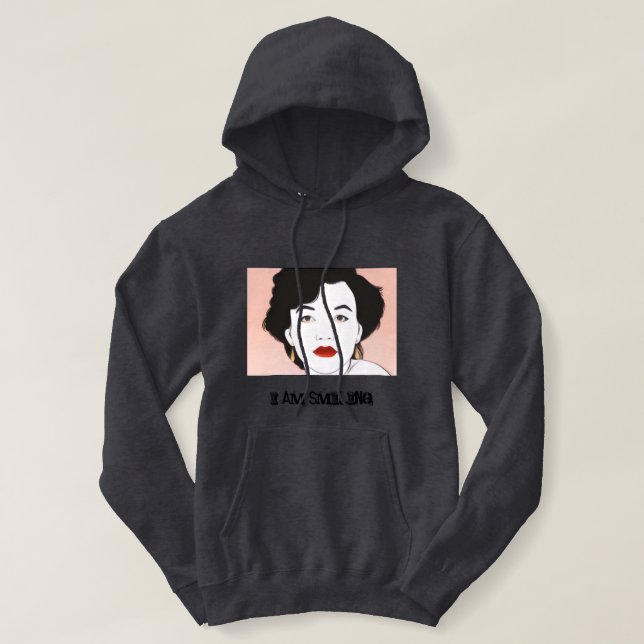 Avslappnad strandansikte  t shirt (Design framsida)