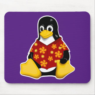 Avslappnad Tux Mousepad Musmatta