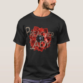 Avslappnaden Preacher Dam Female Pastor Womens T Shirt