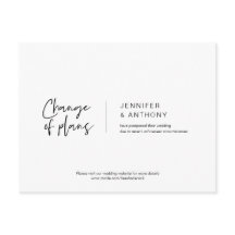 Avslappnadens elegans, ändrad planering, uppskjute