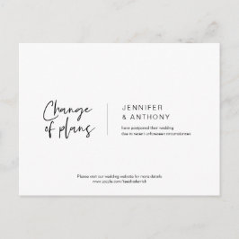 Avslappnadens elegans, ändrad planering, uppskjute vykort