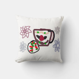 Avslappnande julbakelse och kaffe kudde