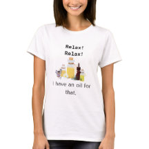 Avslappnande väsentlig olja för företag - t-shirt