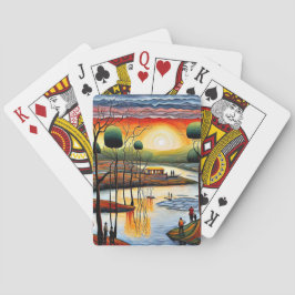 Avslappnande vid floden 5 casinokort