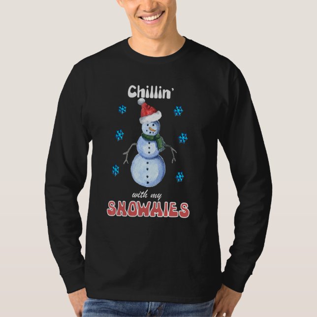 Avslappnar med mina Snöisar T Shirt (Framsida)