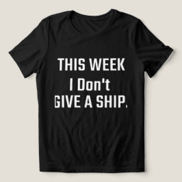 Avslappnat Helgmode Semesterledighet för kryssning T Shirt