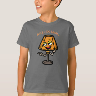 Avslappningslampa Cartoon T Shirt