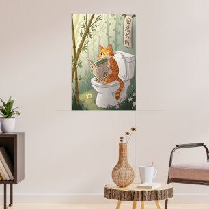 Avslaxad katt på tron poster