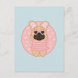 Avslaxning Sommarens Jacka Fransk Bulldog i Lilo Vykort