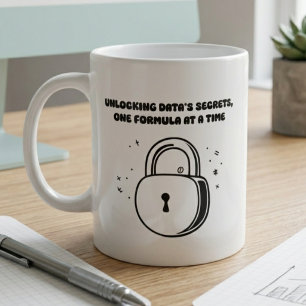 Avslöja Datas Hemligheter Formel Analytics Trollka Kaffemugg