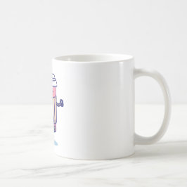 Avslöjande av Kopp i Cute Coffee i Meditation