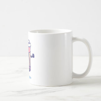 Avslöjande av Kopp i Cute Coffee i Meditation