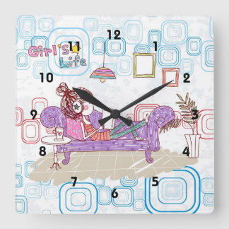 Avslöjande Fyrkantig Klocka