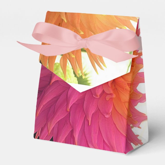 Avslöjande Lycklig Orange Birthday Flowers Presentaskar (Framsidan Sidan)