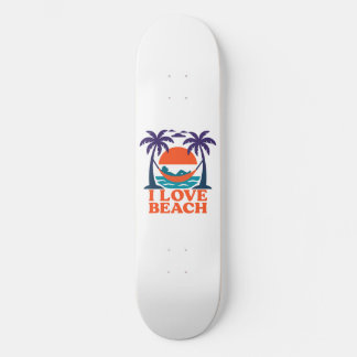 Avslöjande solnedgång för strandhammock mini skateboard bräda 18,5 cm