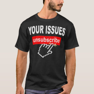 Avsluta abonnemang på handmus genom att klicka på t shirt
