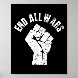 Avsluta all Krig - Protest mot Krig Poster