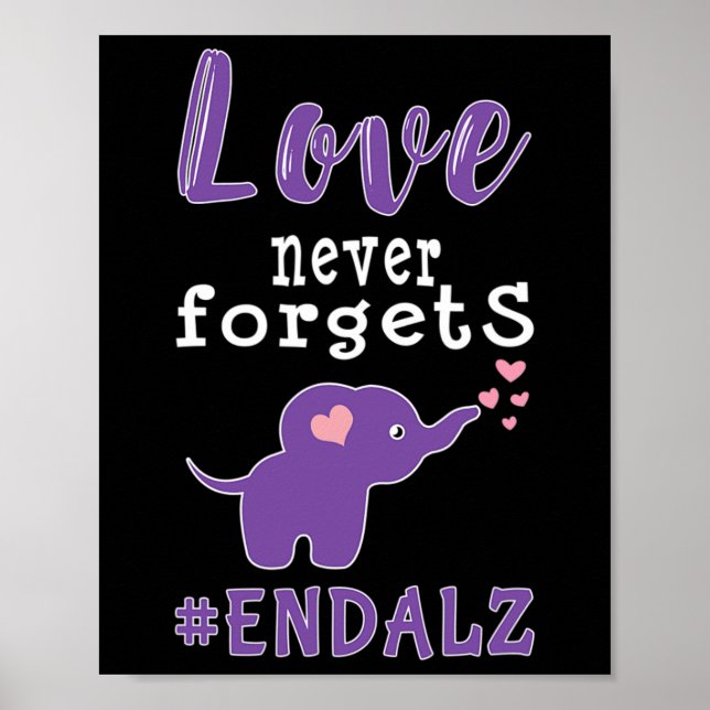 Avsluta Alzheimer Heimer Heimers Awareness Poster (Framsidan)