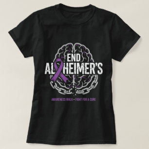 Avsluta Alzheimers medvetenhetsvandring Alzheimer T Shirt