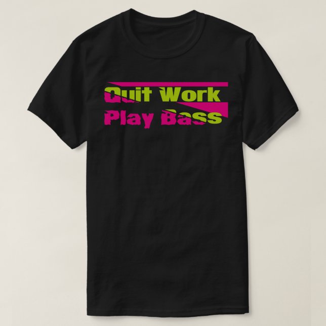 Avsluta arbetsuppspelningsbuss t shirt (Design framsida)