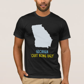 "Avsluta att vara ugglat" delstaten Georgien T Shirt