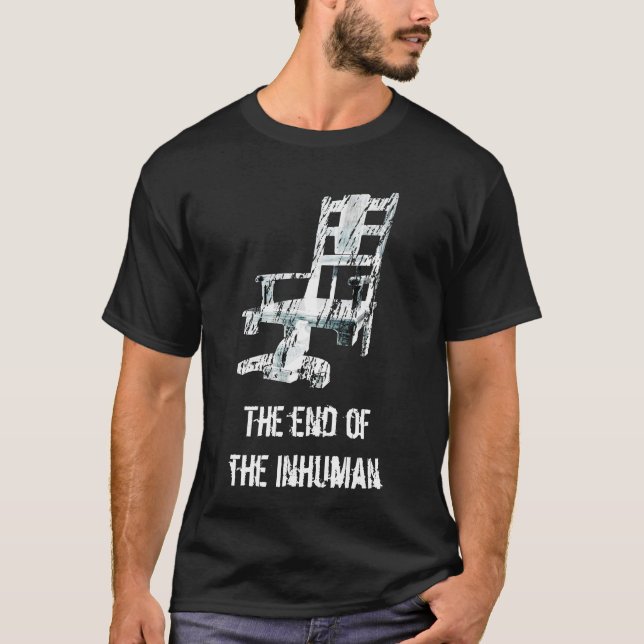 Avsluta av den elektriska stolen tee shirt (Framsida)