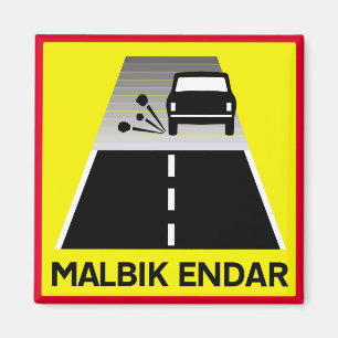 Avsluta av den Tarred vägen, trafikera Magnet