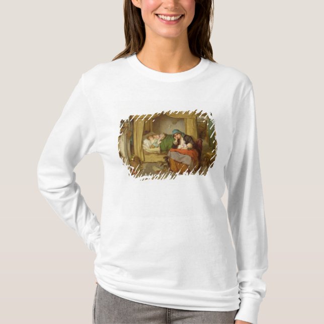 Avsluta av en lycklig dag t shirt (Framsida)