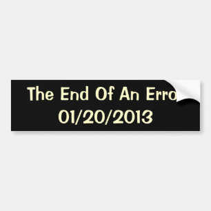 Avsluta av ett fel - 01/20/2013 bildekal