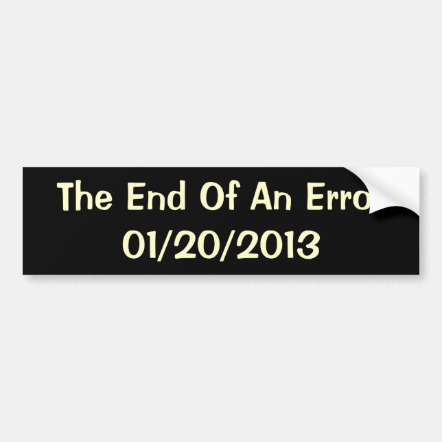 Avsluta av ett fel - 01/20/2013 bildekal (Framsidan)
