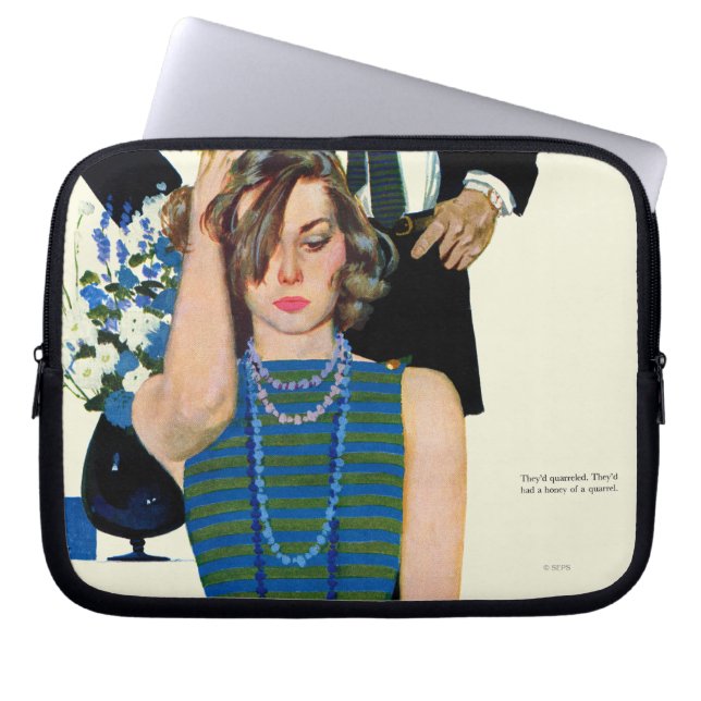 Avsluta av ett giftermål laptop sleeve (Framsidan)