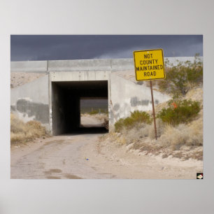 Avsluta av Las Vegas Blvd. Poster trycket