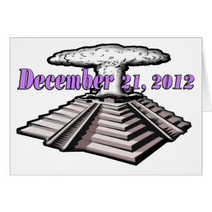 Avsluta av världen - December 21, 2012 Hälsningskort