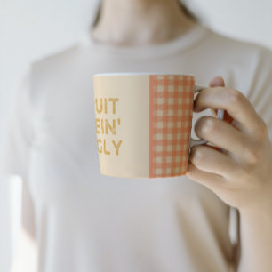 Avsluta Bein' Ugly Land Slang Kaffemugg