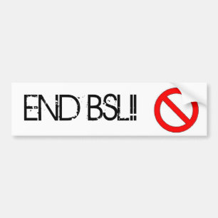 Avsluta BSL-bildekalet Bildekal