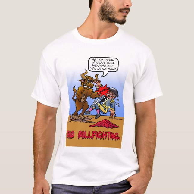 AVSLUTA BULLFIGHTINGUTSLAGSPLATSEN TEE (Framsida)
