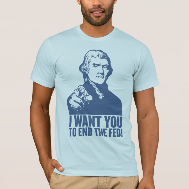 Avsluta den matade Jeffersonian T-tröja Tee Shirt (Framsida)