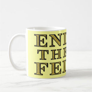 AVSLUTA den MATADE muggen Kaffemugg