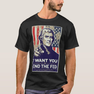 Avsluta den matade skjortan t shirt