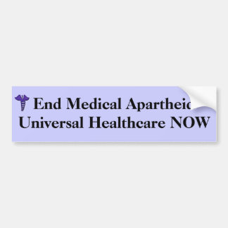 Avsluta den medicinska apartheidbildekalet bildekal