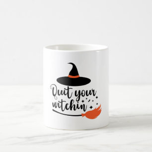 Avsluta din glans Halloween-citat Kaffemugg
