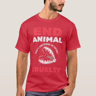 Avsluta Djurplågeri Djurvårdare vintage T Shirt