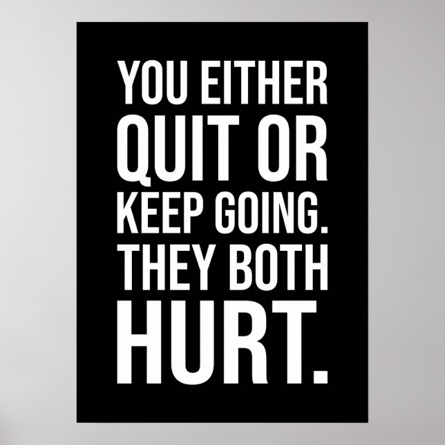 Avsluta eller Behållan - Framgångsrik Poster (Framsidan)